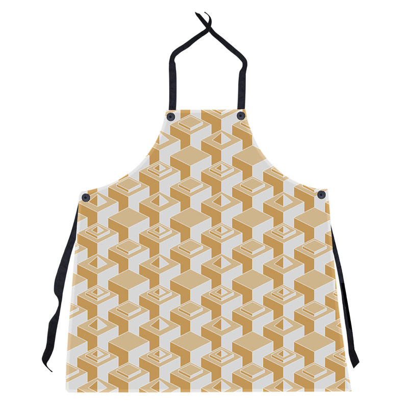 Tablier de gratte-ciels, Orange/Blanc