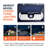 SOLVAO Solar Motion Sensor Light - Outdoor Security Floodlight & Motion Detector, Powered By The Sun - Ultra Bright 60 LED Waterproof Exterior Lighting For Fence, Wall, Shed, Deck & Patio