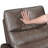 Dark Brown Leather Swivel Glider Recliner - Plush Comfort, Living Room Furniture-230516244