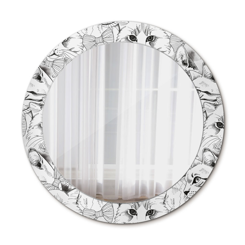 Huldar Glass Flat Wall Mirror