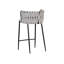 Sarai Upholstered Stool with Metal Frame-1834973823-1834973808