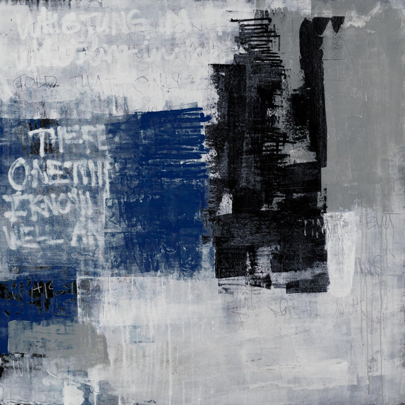 «Just One Time II on Canvas» par Daleno, reproduction d'art, H 54 po x l 54 po x P 1,5 po