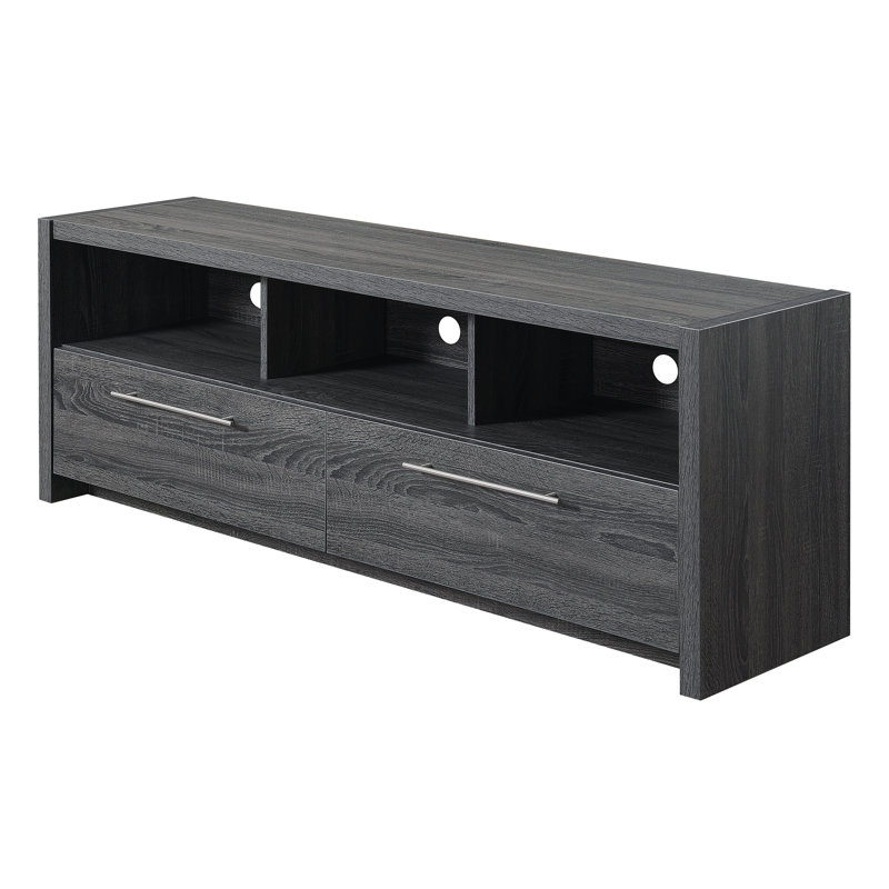 Besmir TV Stand for TVs up to 65", Weathered Gray