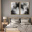 «Set Smokey Essence Abstract Cloud Formation», 2 pièces sur toile-98464594-98464593