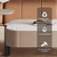 Table basse White Stone + Bois manufacturé