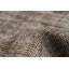Tapis décoratif en laine gris foncé de conception unique 5 pi 4 po x 8 pi 5 po noué à la main