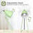 Modern Metal Table Lamp Set Of 2, Reading Bedside Lamps 350°Rotatable For Study Bedroom Dorm-1665101107-1665101106