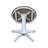 Imilia Solid Wood Pedestal Dining Table-314037703-314037696