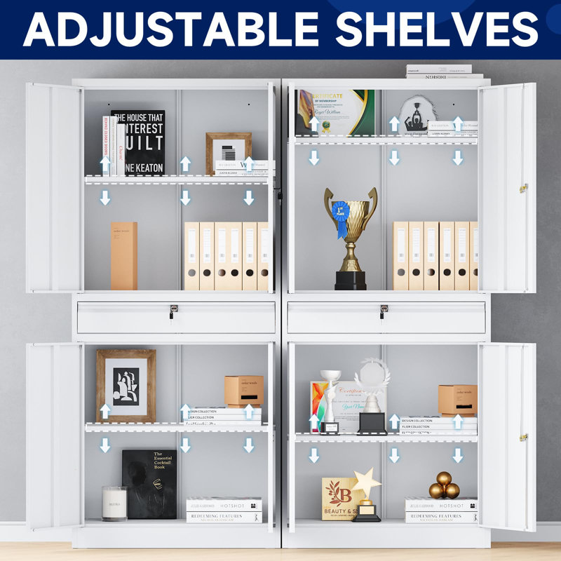 Agilar Steel Locker, White