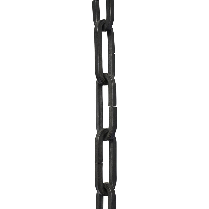 Plat ou chaîne à plat, Noir bronzé à l'huile, H 36 po x l 0,47 po x P 0,13 po