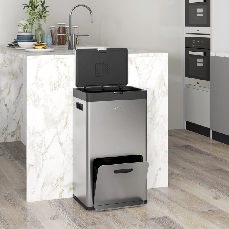 Capus Step On Kitchen Trash Can - 56L