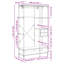 19-3 100cm Clothing Rack-106216392