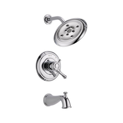 Tub and Shower Faucet with Monitor