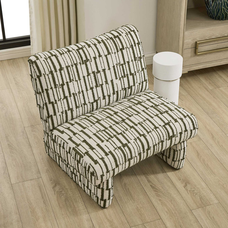  Fauteuil d'appoint Willa Green White