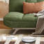 Coussin en velours côtelé vert-1613511154