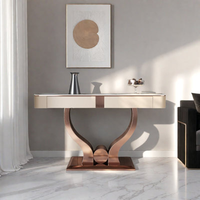 Modern Minimalist Luxury Console Table