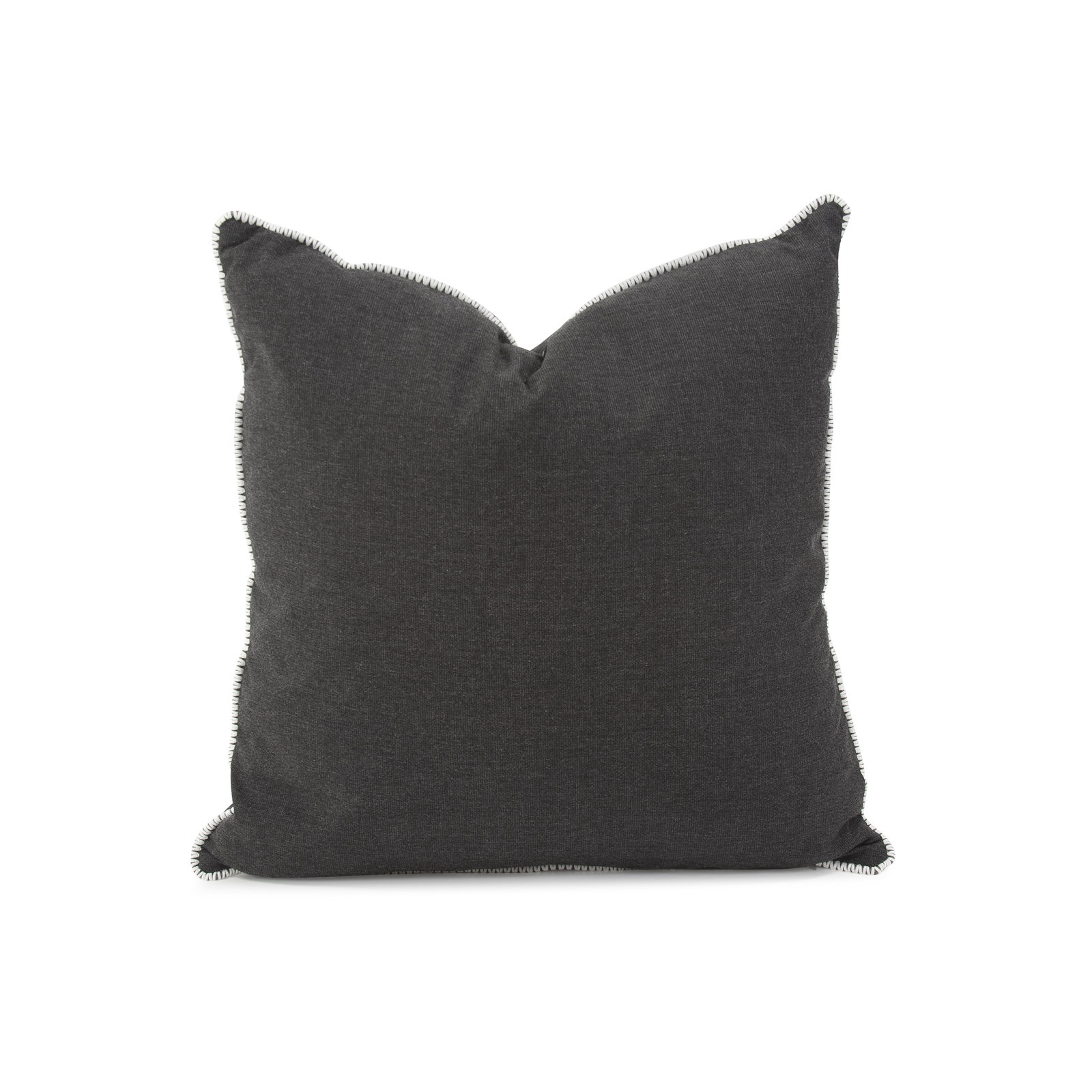 Delijah Sunbrella® Indoor/Outdoor Throw Pillow, Seascape Charcoal, 24" x 24"