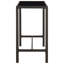 Ensemble de table de bar et tabourets de patio en rotin de poly-1163202560