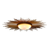 Sunburst 2-Light Fixture Flush Mount