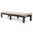 Kd Chaise Lounge, Dark Brown Frame With Beige Cushion