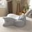 Ergonomic Memory Foam Cervical Pillow, Neck Support Bed Pillow With Removable Cooling Ice Silk & Cotton Cover And Removable Round Pillow-141766308