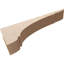 Bois de cèdre brut olympique TimberThane Corbel, brun clair apprêté-88289576