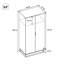 XR Living Denver Wardrobe With LED App Control Lights - Oak / Black