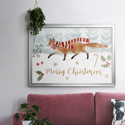 Woodland Christmas Collection A - Reproduction de photo sur toile simple