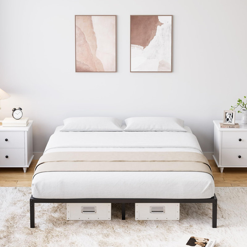 Olivya Metal Platform Bed, Full