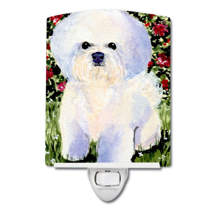 Bichon Frise Ceramic Night Light