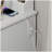 Fashion Vanity Desk with Mirror and Lights for Makeup, Vanity Mirror with Lights and Table Set with 3 Color Lighting Brightness Adjustable, 2 big Drawers, White Color