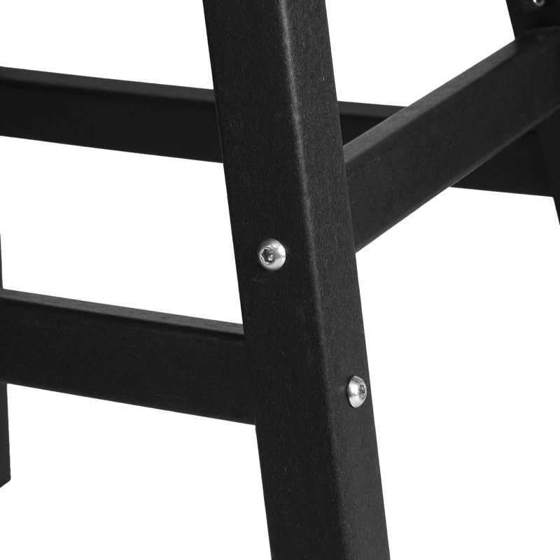 Tabouret d'extérieur Laguna, Noir, noir, noir, noir, 24"