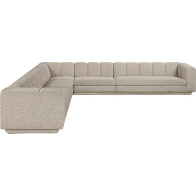 Landis Fabric Upholstered 5Pc. Modular Sectional