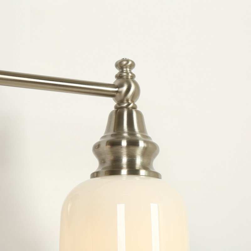 Éclairage pour salle de bain à intensité variable 2 lumières Cassiel, Argent