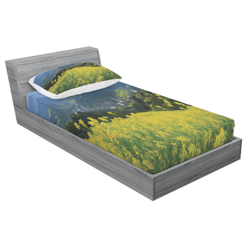 Nature Microfiber Sheet Set, Twin Sheet Set + Fitted Sheet + 1 Pillowcase
