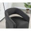 Fauteuil demi-tonneau pivotant de 27 po Makia-91326575