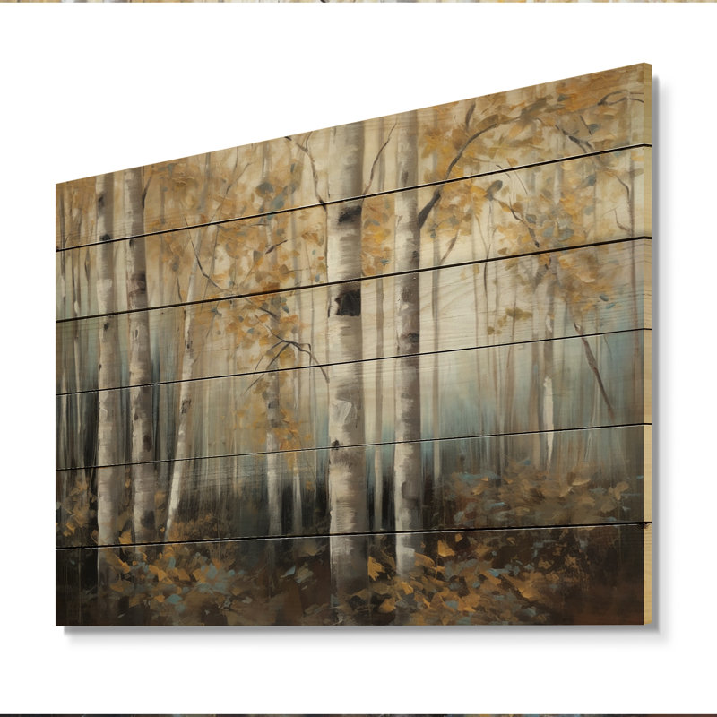 Madlyn Birch Tree Forest Wonderland I, H 24 po x l 32 po x P 0,78 po