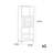 Fashion Modern Simple Bookcase