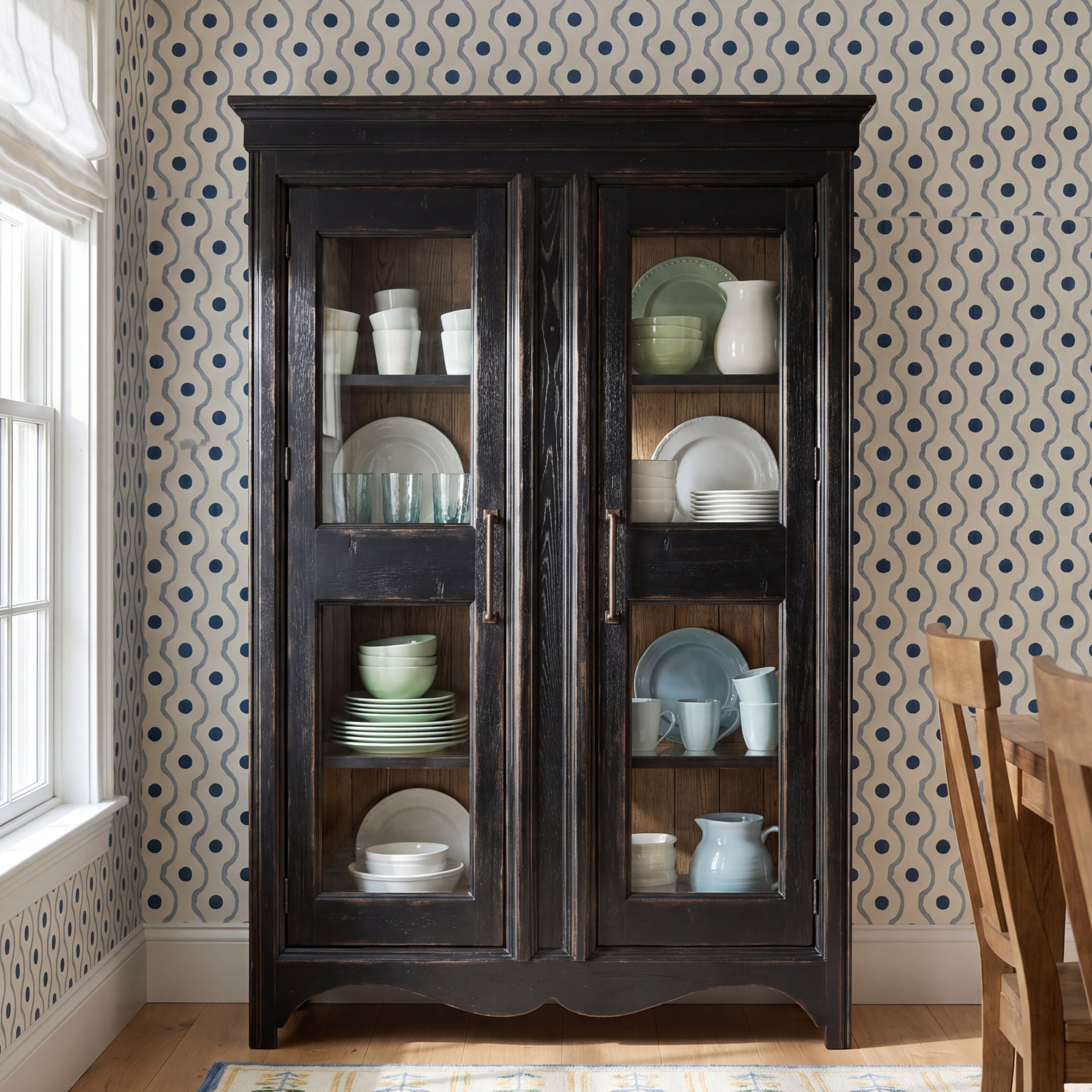 Country Living Oak Accent Cabinet