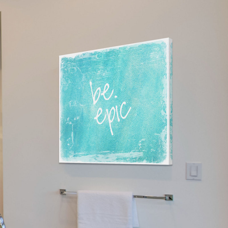 « be epic-square » par sylvia cook, reproduction d’art sur toile tendue, H 48 po x l 48 po x P 1,5 po