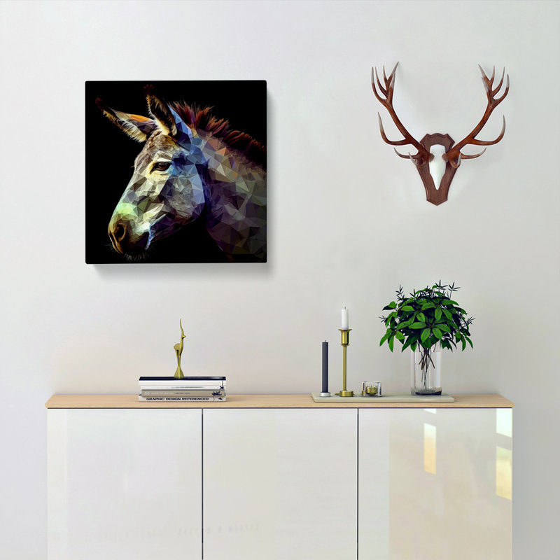 Donkey Precisionism - No Frame Print