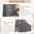 2PCS Modern Velvet Wingback Tufted Solid Wood Upholstered Dining Chairs (Set of 2)-980620858
