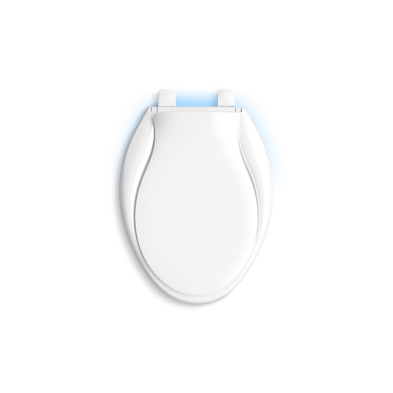 Transitions® Elongated Toilet Seat, White, Ready Latch