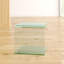 Amalia Glass Top C Table End Table