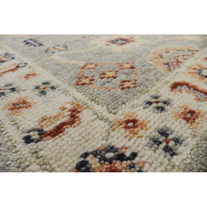 Oriental Area Rug in Gray
