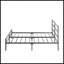 Structure de lit plateforme en métal avec tête de lit-1054414165