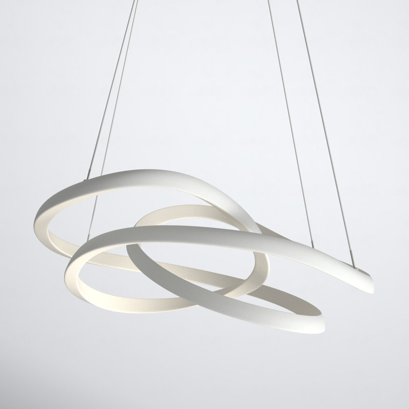 Peabody 1 - Light Matte White LED Unique/Statement Pendant