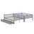 Rubber Wood Bunk Bed – 2 Drawers, Ladder, Safety Guardrails & Convertible To 2 Beds-382937706