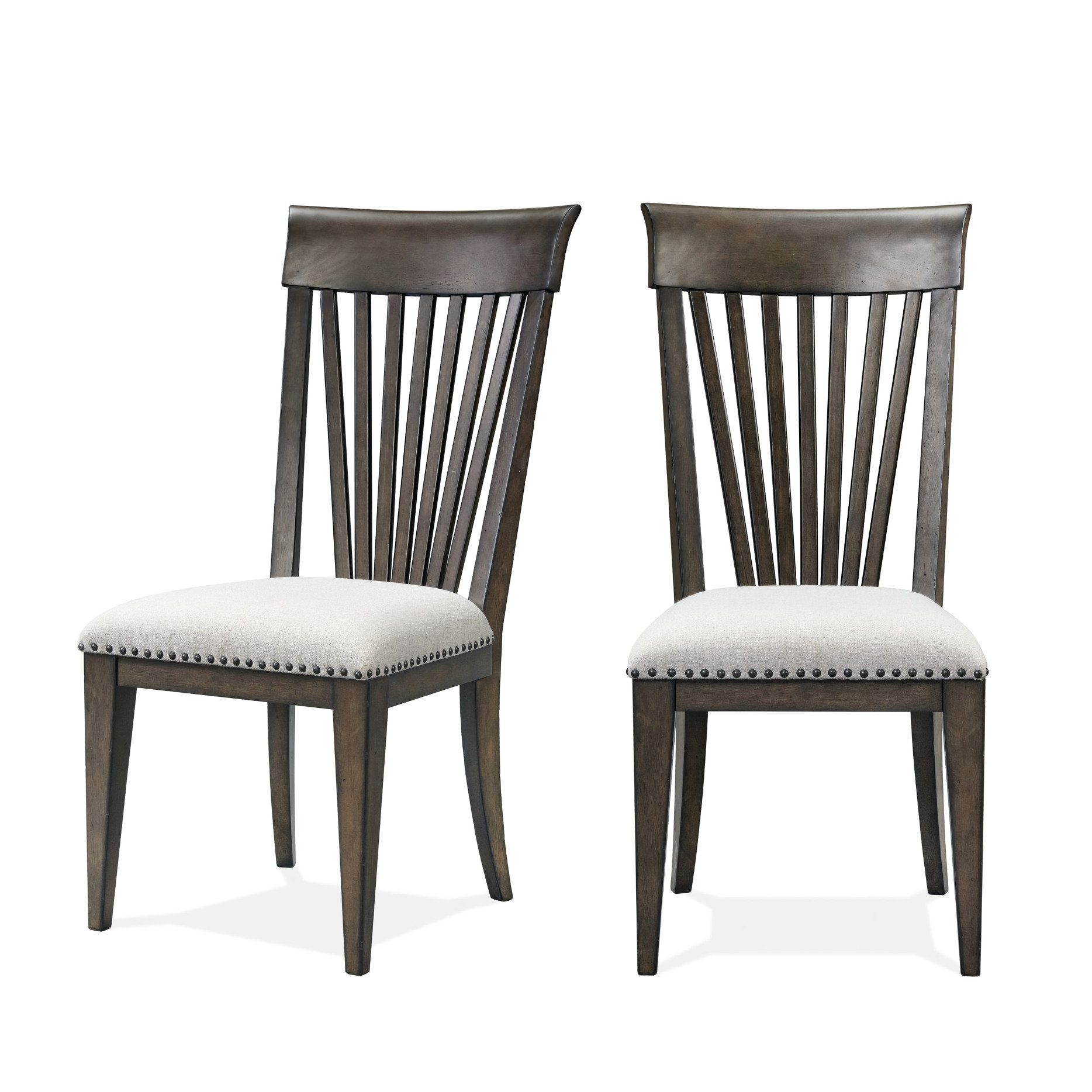 Hokku Designs Of 2 Dining Chairs, Grant Nailhead Trim Embellishment ...