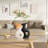 Black And White Vase Heart-Shaped Ceramic Vase